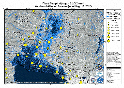 Fllod Footprint of 2012 Southwest Monsoon Event
